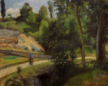 Camille Pissarro : The Quarry, Pontoise